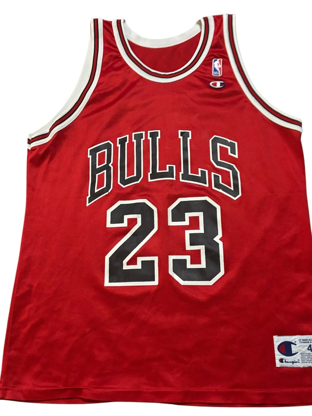 Champion Chicago Bulls #23 Red Basketball Jersey